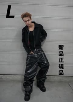 goar.archive クロコレザー 黒 zipper pants goar - メルカリ