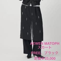 〈AEWEN MATOPH〉シアービーズフリンジスカート FREEサイズのサムネイル
