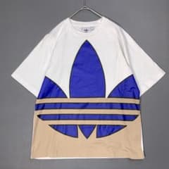 アディダス オリジナルス ビッグロゴ ビッグシルエットTシャツ M トレフォイル