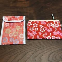 ハンドメイド　和柄　小物入れ　ポーチのサムネイル