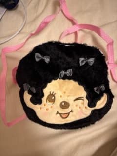 モンチッチ フェイスポシェット ブラックのサムネイル