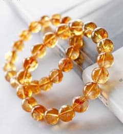 天然】ファントムシトリン 高級品 7A 8mm 金字塔 金運 黄水晶 高透明