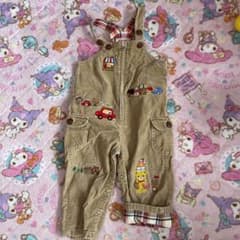ミキハウス　つなぎ　パンツ　オーバーオール　90のサムネイル