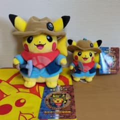 ポケモン化石博物館 発掘ピカチュウ ぬいぐるみ・マスコット 2点セットのサムネイル