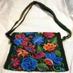 0620未使用　メキシコ　エスニック刺繍 ショルダーバッグのサムネイル