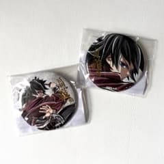 鬼滅の刃 エンドロールイラストくじ E賞 箔押し缶バッジ 2個セット