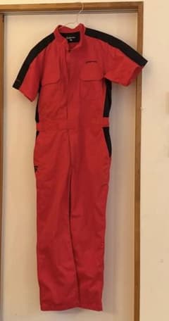 Snap-on スナップオン 半袖 つなぎ レッド ブラック - メルカリ