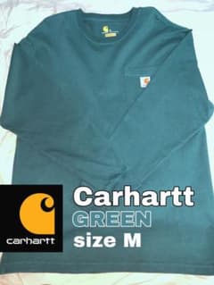 Carhartt ロンT グリーンのサムネイル