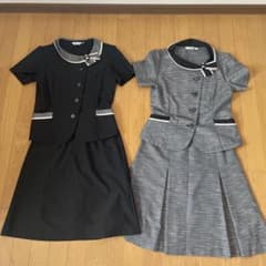 sakuranboです！！！ 事務服　セロリー　上下2セット　着回し　9号 sakuranbo様専用です！！！ 事務服 セロリー 上下2セット 着回し 9号