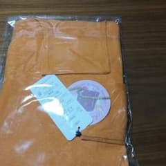 天使の綿シフォン 五分袖 オレンジ M