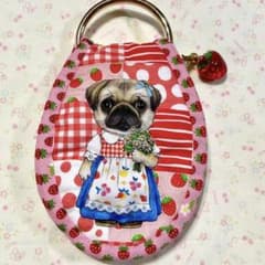 コヤンイサムチョン　ミニポーチ　ハンドメイド コヤンイサムチョン キーリングポーチ ジンコ ハンドメイド - メルカリ