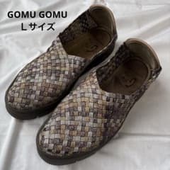 GomuGomu メッシュ スリッポン 厚底 ゴールド系 Lサイズのサムネイル