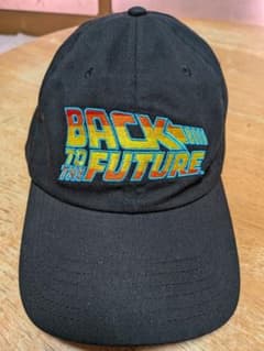 BACK TO THE FUTURE キャップ ブラック - メルカリ