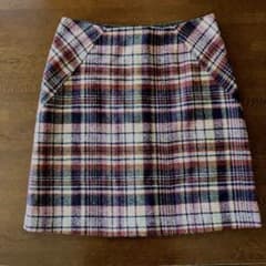 LAURA ASHLEY ローラアシュレイ 膝丈スカート チェック柄のサムネイル