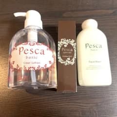 (未開封)Pesca スキンケア 3点セット 未開封)Pesca スキンケア 3点セット ペスカ ローション 洗顔 ジェル