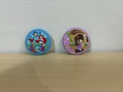 ディズニー 刺繍缶バッジ アリエル ラプンツェル 2個セット - メルカリ