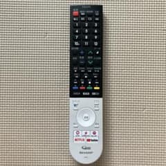SHARP 液晶テレビ　純正リモコンのサムネイル