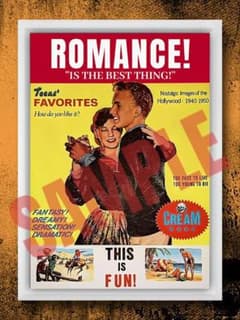クリームソーダ・シリーズ【A4サイズ写真ポスター額装付き5点セット