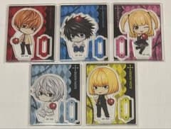 デスノート　カラオケの鉄人　アクリルスタンド　全5種