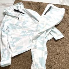 未使用タグ付き✨ WJK ジャージ セットアップ 迷彩 24ss ブルー XL
