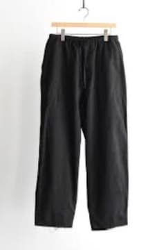 COMOLI 25AW コットンネルテーパードパンツ 黒 サイズ3 - メルカリ
