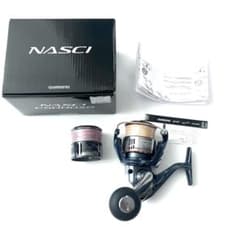 美品】シマノ 26 ナスキー C5000XG スピニングリール 替えスプール付