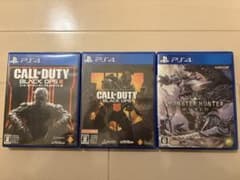 PS4 소프트 세트 CoD BO3 / BO4 / 몬스터 헌터 월드