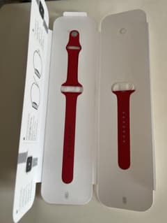 【正規品!新品未使用】Apple Watch スポーツ バンド レッド 40mmのサムネイル
