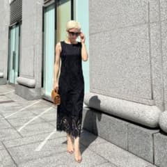 ✨新品タグ付き極美品✨JENNE 総レースタイトワンピース ノースリーブ ✨新品タグ付き極美品✨JENNE 総レースタイトワンピース ノースリーブ