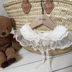 大人気☆AOSTA Winter cape スタイ つけ襟　レース 記念日のサムネイル