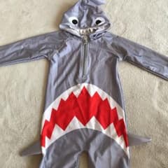 サメさん　ロンパース  水着　サメ　鮫のサムネイル