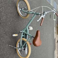 子供用自転車 クラシックデザイン ペールグリーン - メルカリ