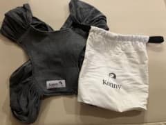 Konny 抱っこひも チャコールグレー XSサイズ 収納袋つき　コニーのサムネイル
