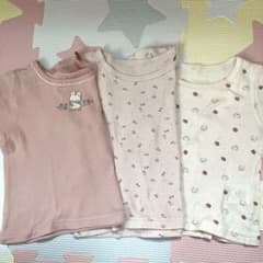 女の子半袖肌着⭐︎3枚セットのサムネイル
