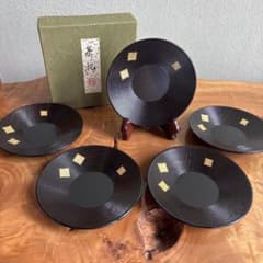 京漆器 平安 象彦 茶托 5枚組 直径12cm - メルカリ