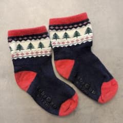 babyGap ベビー靴下 クリスマス柄 6-12m