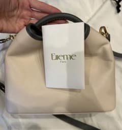 Elleme Paris RAISINピンク✖️グレー新品未使用保存袋付属のサムネイル