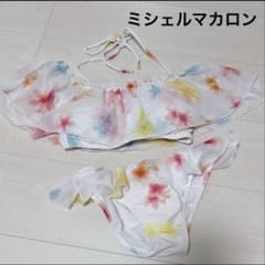 michellMacaron 花柄フリルビキニ Sサイズ - メルカリ