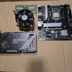 PCパーツセット RTX3060 12GB i7-10世代 メモリ16GB】 - メルカリ