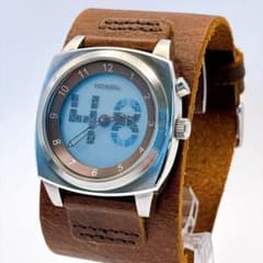 フォッシル FOSSIL BIG TIC アナデジ 腕時計 Y2K 稼働品 - メルカリ