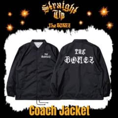 The BONEZ コーチジャケット ブラックのサムネイル