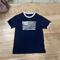 Polo Ralph Lauren 星条旗プリント Tシャツ ネイビー Lのサムネイル