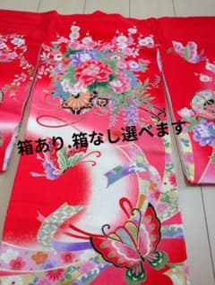 新品・しつけ糸付き】お宮参り着物 掛け着 長襦袢付き 女の子 - メルカリ