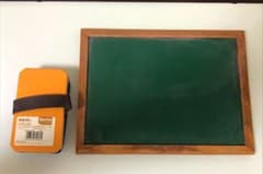 ミニ黒板　黒板消しセットのサムネイル