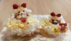 白雪姫風うさぎさんストラップチャーム付きのサムネイル