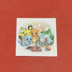 ポケモン 30周年 ステッカー カントー 集合 ヒトカゲ ゼニガメ