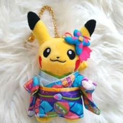 ポケモンセンターカナザワ限定 加賀着物ピカチュウマスコット Pikachu