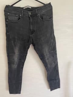 ZARA ストレッチ ダークグレー スキニーパンツ USA 32のサムネイル