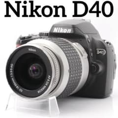 Nikon D40 手ブレ補正レンズ付⭐ショット数少⭐美品⭐初心者おすすめ⭐ Nikon D40 手振れ補正 軽量 簡単操作 入門モデル すぐ使えるセット