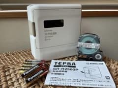 テプラPRO SR-R2500P 透明9mmテープ 新品乾電池付き♪のサムネイル